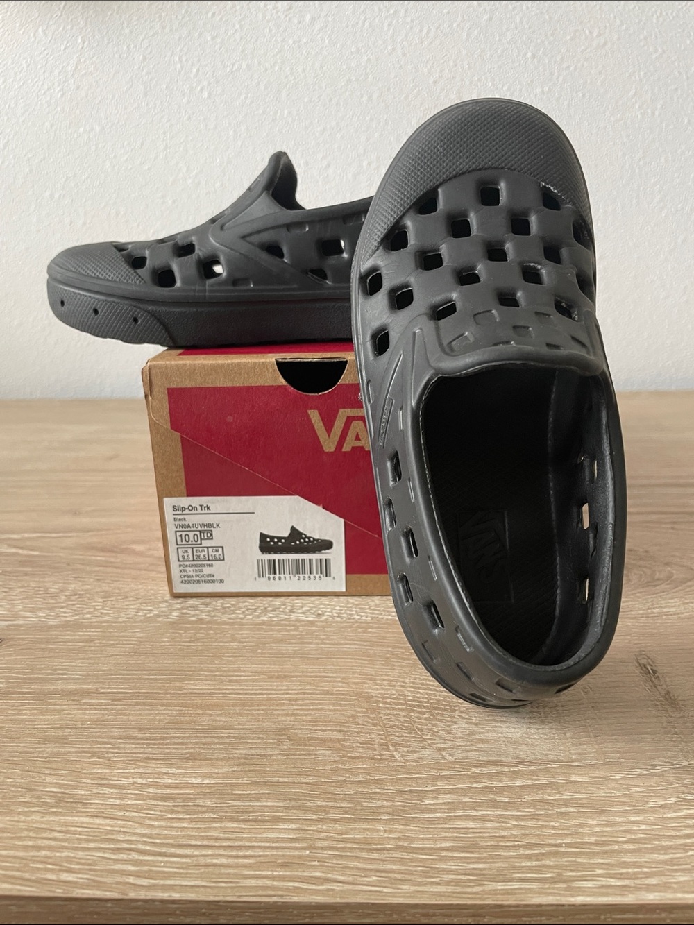 Vans Black Ventilated Slip-On Clog